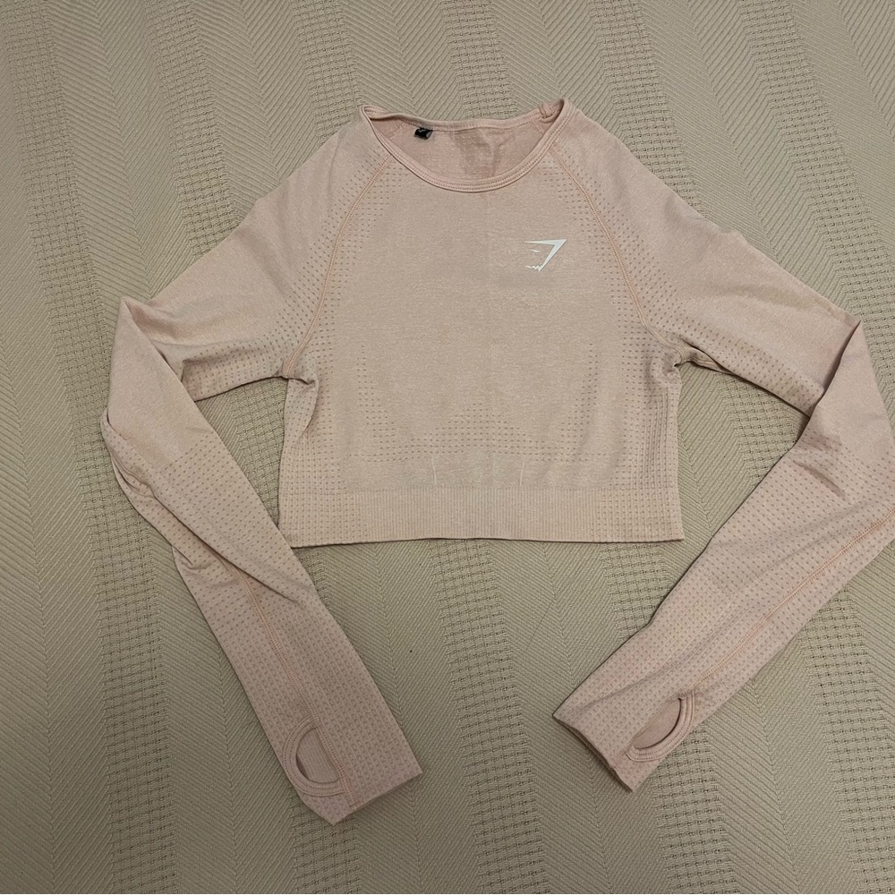 Gymshart Long Sleeve Crop Top
